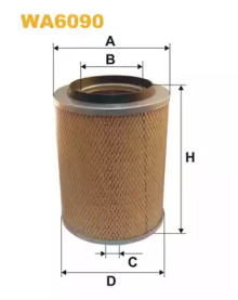 WIX FILTERS wa6090 -  Воздушный фильтр